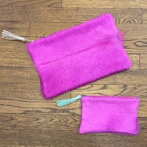 Parker & Hyde Hot Pink Clutch Set